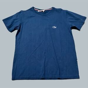 Lacoste Men's Short Sleeve blue 100% cotton tshirt top medium classic streetwear